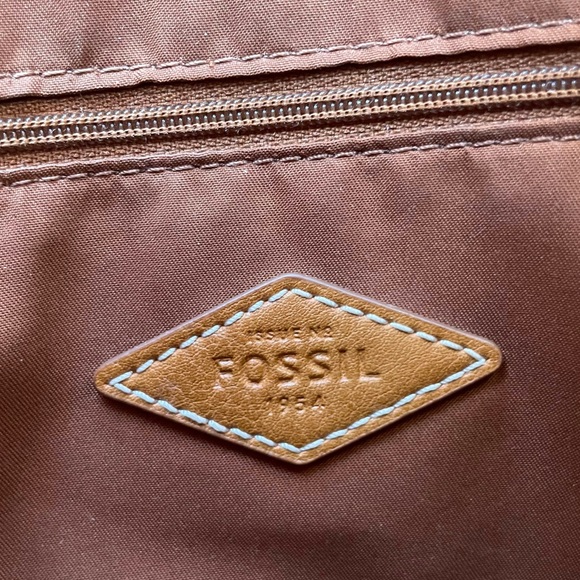 FOSSIL “Eliza” Floral PVC Coated Canvas Crossbody bag - Picture 8 of 9